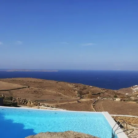 Majestic Mykonos 4 Bedrooms Celestic Julie Bbq And Private Infinity Pool וילה
